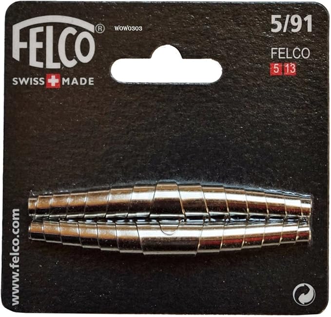 Felco Pruner Replacement Springs (5/91) - Spare Nickel Plated Spring for Gardening Shears, Scissors, & Clippers (2-Pack)