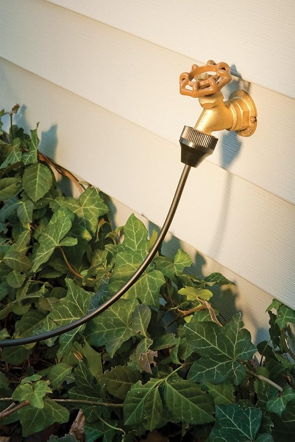 Rain Bird PATIOKIT Drip Irrigation Patio Watering Kit, Connects to Faucet, 1/4" Drip Tubing