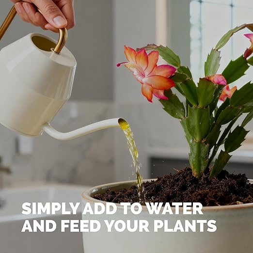 TPS NUTRIENTS Christmas Cactus Fertilizer for All Christmas Cacti and Schlumbergera Cacti, Liquid Plant Food 8 oz (250mL)