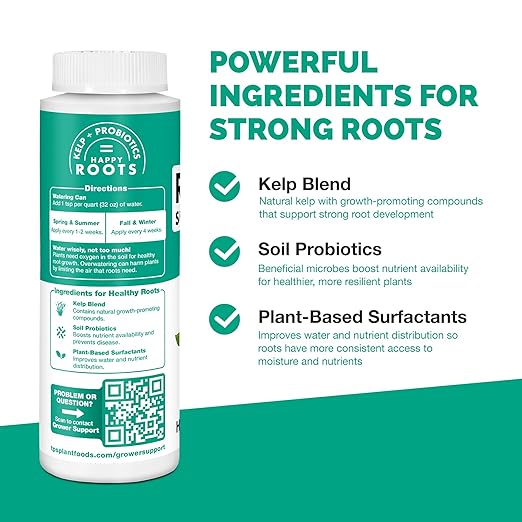 Root Stimulator for Houseplants – Liquid Root Supplement with Kelp & Probiotics for Stronger Roots & Better Nutrient Uptake, 32 oz