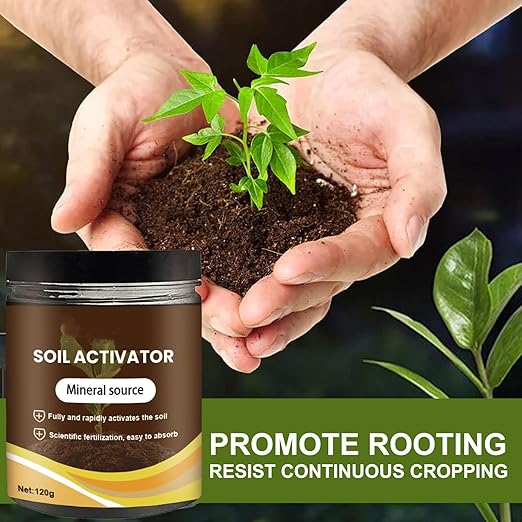 Soil Pro Activator for Plants, Soil Activator Mineral Source, Soil Improvement Loosening Agent, Plant Growth Enhance Supplement, Unlock Explosive Plant Growth (120g 1pcs)