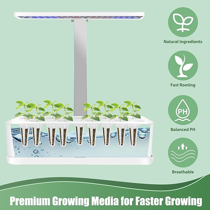 Thyme Seed Pods for All Hydroponics Growing Systems, 12 Pods Herb Kit with 1800+ Seeds of Thyme, Grow Your Own Herb Garden at Home