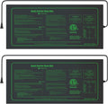 iPower Waterproof Seedling Heat Mat 10" x 20", 2 Pack ETL Certified Durable Germination Heating Pad, for Seed Starting Propagation