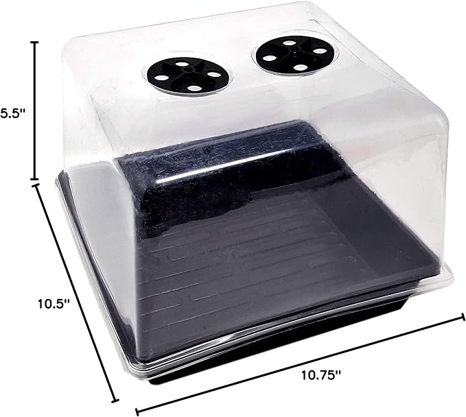 Bootstrap Farmer 1010 Humidity Dome 5.5" Tall - 20 Pack - Propagation Seed Starter Lid