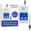 Bluelab METMULTI Multimedia PH Meter – Digital Handheld Hydroponic Nutrient and Soil PH Meter for Measuring PH Levels in Nutrient Solutions and Soil