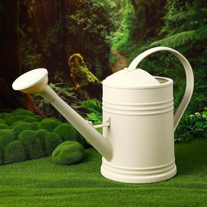 1/2 Gallon Plastic Watering can with Long Spout and Ergonomic Handle for Indoor and Outdoor Plants Large Capacity Garden Watering Pot for Flowers Vegetables and Houseplants