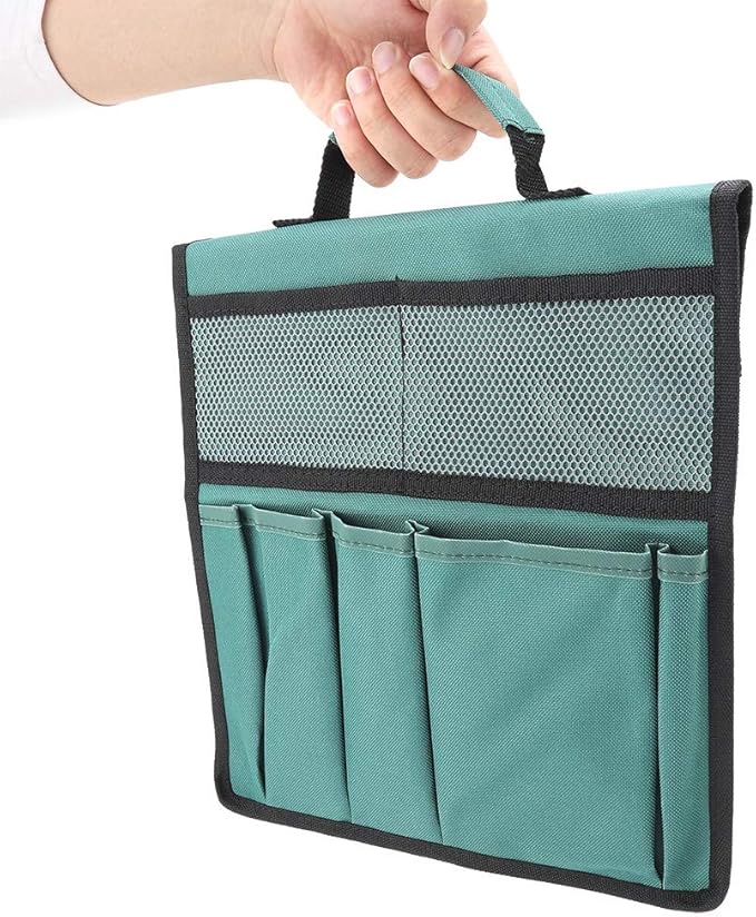 Garden Pouch,Garden Foldable Portable Pouch Garden Garden Bench Kneeling Bag Gardening Tools Storage Stool Multiple Storage Pouch Chair Bag Hand Tool Holder Bag for Outdoor Gardening(green)