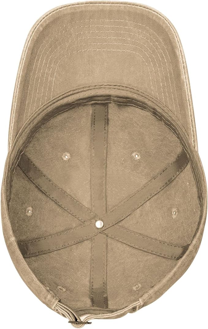 Black Seeds Sprouting Printed Washed Cowboy Baseball Cap for Adults - Stylish and Breathable Hat