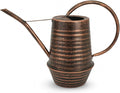 Small Watering Can, 0.3 Gallon/34oz., Copper, Galvanized, Indoor Water Can, Metal Watering Can with Long Spout, Plant Water Can for Indoor Plants