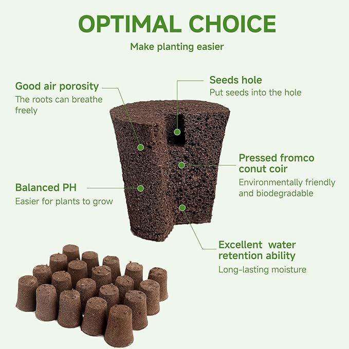 50 Pack Round hydroponic Growth Sponge, Suitable for Indoor and Outdoor hydroponic Gardens, Seed Germination, Plant Rooting, Vegetable Cultivation, Flower Arrangement
