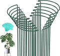 Joyhalo 12 Pack Plant Support Stakes, 24 Inch Plant Stakes for Outdoor Plants, Peony Cage with 15 Pcs Green Lables, Peony Cages and Supports, Peonies Support Cages Flower Stakes for Plants