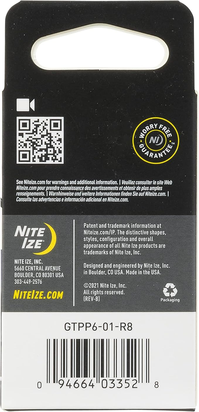 Nite Ize Original Gear Tie - 6-Inch Reusable Rubber Twist Tie - Reusable Gear Ties - Electric Cord Organizers - Twist Ties for Cords - Reusable Zip Ties - Black, 6-Inch, 12 Pack