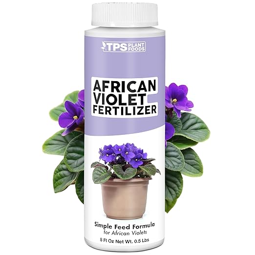 African Violet Fertilizer – Liquid Plant Food for More Blooms, Rich Green Leaves & Healthy Root Development, 8 oz