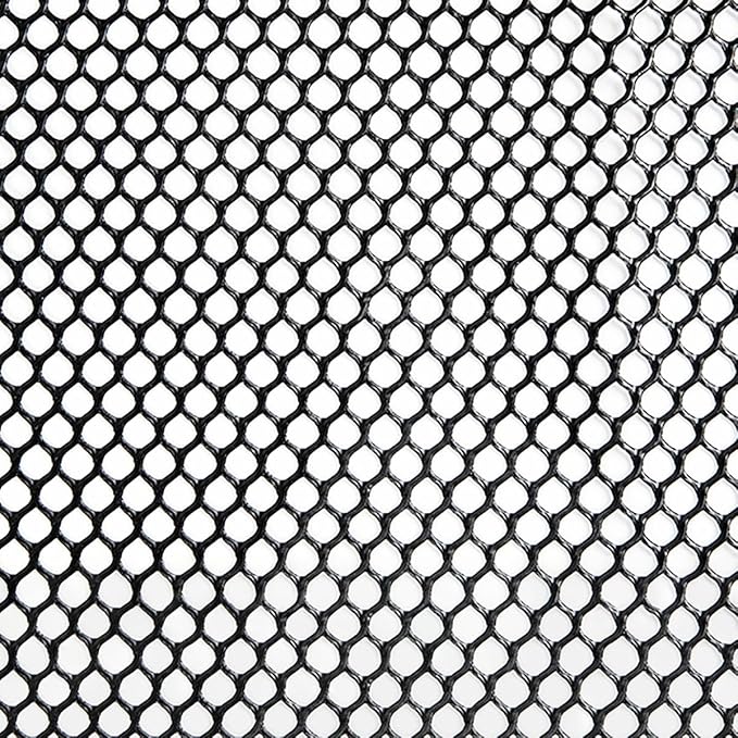 Upgraded Plastic Chicken Wire Fence Mesh 0.7in Poultry Animal Barrier Fence Garden Netting for Farm Poultry Chicken Netting Width 3.3ft(Size:33'L x 3.3'W Roll,Color:Black)
