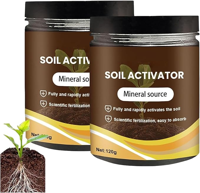 2Pcs Soil Conditioner, Water-Soluble Soil Support for Indoor & Outdoor Plants, Garden Beds, Potting Mix & Seedling Compost, Improves Soil Conditions for Healthier Roots
