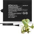 BN-LINK Reptile Heat Pad 8"X12" 16W for 30-40gal Under Tank Terrarium Heating Mat Waterproof for Turtle, Lizard, Frogs, Snake, Hermit Crab