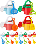 Sosation 24 Pcs Kids Watering Can Set 12 Plastic Small Watering Can Bulk 12 Shovels Gardening Tools Sand Toy Mini Water Buckets Play Kit for Flower Soil Planting Loosening Digging Trowel Rake Beach