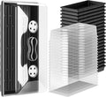 ZJP 20-Pack Heavy Duty 1020 Seed Starter Trays with 5" Humidity Domes, Thick Plant Propagation Trays with Clear Domes for Greenhouse Seed Germination & Microgreens (20 Pack (Tray + Dome))