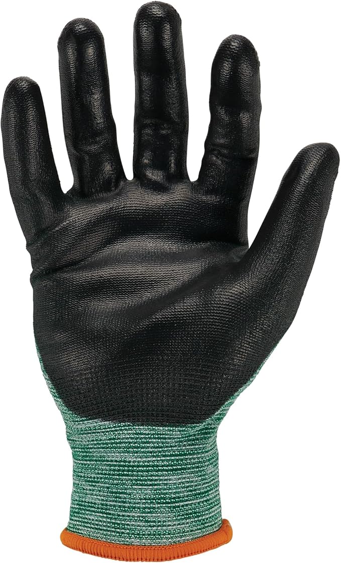 Ergodyne ProFlex 7002-ECO Work Glove, Recycled PU Coated Palms Gloves, Post Consumer Materials, 15 gauge