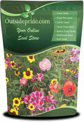 Outsidepride Pollinator Wildflower Seed Mix - 5 lbs Flower Seeds for Attracting Pollinators, Ideal for All States, Enhances Garden Biodiversity, Supports Bees, Butterflies & Beneficial Insects