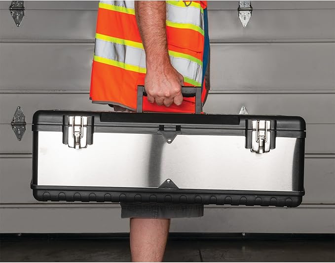 Performance Tool W54026 26-Inch Steel Tool Box With Removable Tote