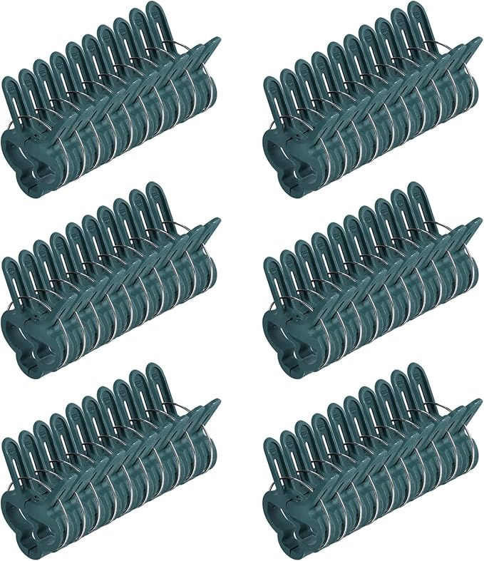 Plant Clips for Climbing Plants, Tomato Clips and Garden Clips for Vine Support, Plant Support Clips for Tomatoes and Garden use(Green, 60 Big)