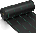 6ft x 300ft Weed Barrier Landscape Fabric Heavy Duty Premium 3.5oz PP Ground Cover Weed Barrier Weed Blocker Fabric Commercial Grade Underlayment Geotextile Fabric for Construction Projects