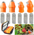 Garden Silicone Thumb Knife, Harvesting Tools for Garden, Harvesting Knife with Cut Resistant Finger Cots, Garden Tool Set for Trimming Plant, Gardening Gifts and Kitchen Help