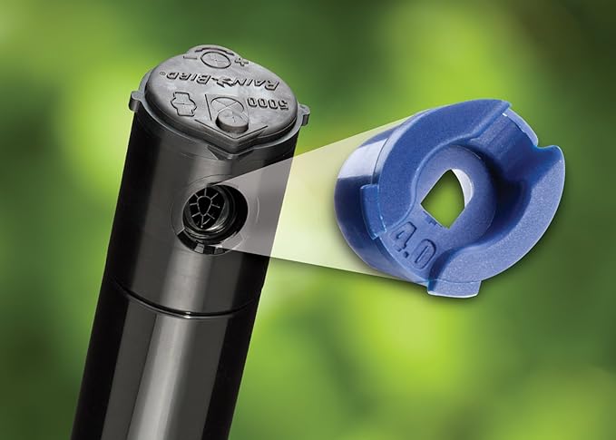 Rain Bird CP5004PC Pro Rotor with Pro Nozzle Set, 40° - 360° Pattern, 26' - 38' Spray Distance, Black