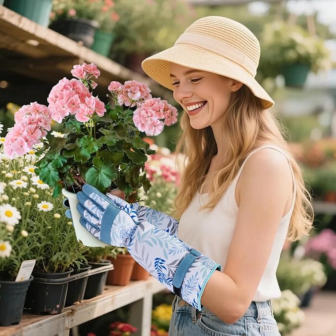 Gardening Gloves for Women Thicken Thorn Proof Women garden gloves, Long Forearm Protection for Yard and Outdoor Work
