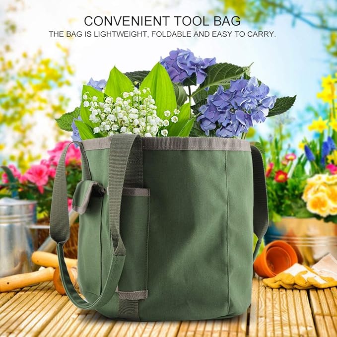 Garden Tool Storage Bag, Portable Tote for Farm Work, Shovel Storage, Gardening