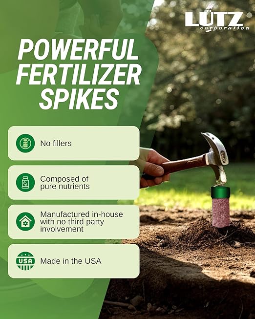 Magnesium Palm Tree Fertilizer Spikes, 125 Pack - Fertilizer Sticks & Plant Food Spikes for Palm Trees & Ferns - Contains 20% Sulfur, Magnesium, Nitrogen, and Essential Nutrients