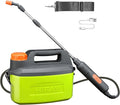 HIFAY ES4-PRO Electric Sprayer 1 Gallon Built-in 4000mAh,Rechargeable Battery Powered Sprayer with Telescopic Wand,Plant Mister,Kitchen Cleaning,Indoor Watering Can for Plants (Green)