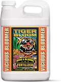 FoxFarm Tiger Bloom Liquid Plant Food - Phosphorus Fertilizer for Buds, Blooms & Flowering - Supports Soil & Hydroponic Systems - High Micronutrient Formula with 2-8-4 Nutrient Ratio - 2.5 Gallons