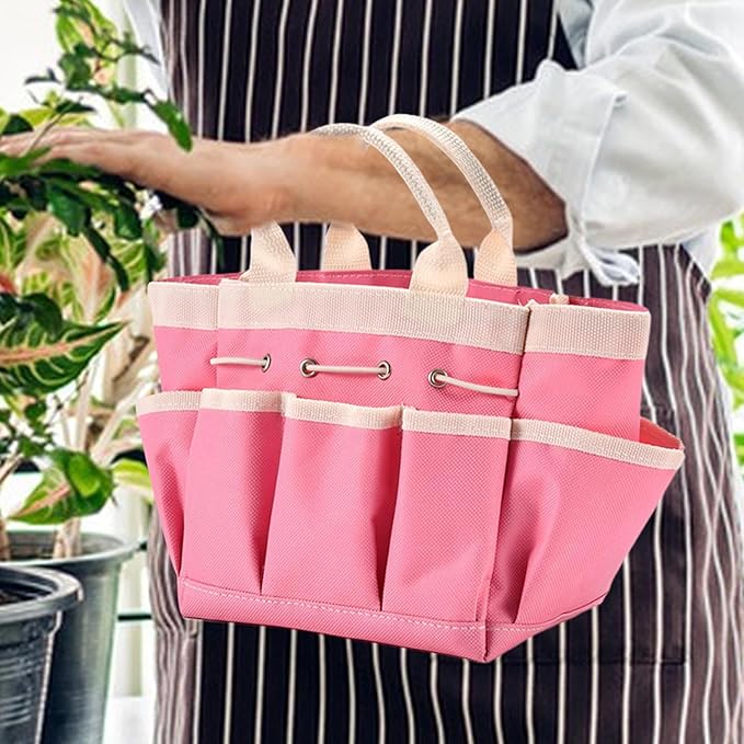 Gardening Tool Organizer – Sturdy Oxford Cloth Bag, Wear Resistant Construction, Easy Carry Design, Compact Multi Pocket Feature, Convenient Access Storage | Ideal Storage Solution Gloves Scissors