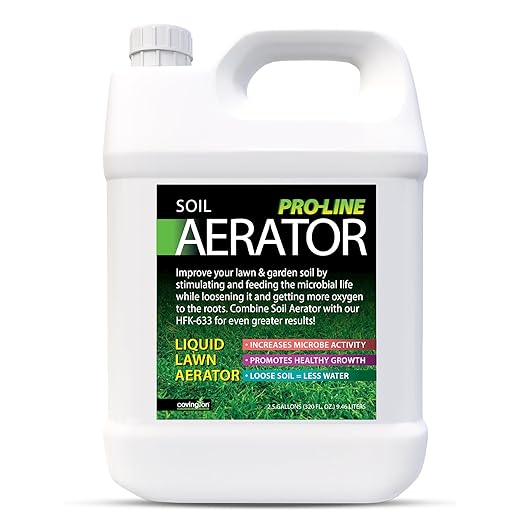 Covington Liquid Lawn Aerator PRO-LINE (2.5 Gallon) – Soil Conditioner for Lawns & Gardens – Loosens Compacted Clay Soil for Better Water & Nutrient Absorption