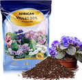African Violet Potting Soil Mix 2qt, Pre-Mixed Acid Soil Ideal for African Violets to Ensure Optimal Nutrient Uptake and Vibrant Blooms