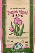 Down To Earth All Natural Fertilizers Organic Bone Meal - High Phosphorus Plant Food for Buds, Bulbs, Blooms, Flowers 3-15-0, 25 lb