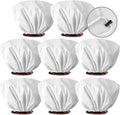 8 Pcs Plant Covers Frost Protection Bag 39.3" x 19.6" Winter Reusable Plants Jacket with Drawstring Shrub Protection Wraps Bags Frost Blanket for Winter Outdoor Garden Plants
