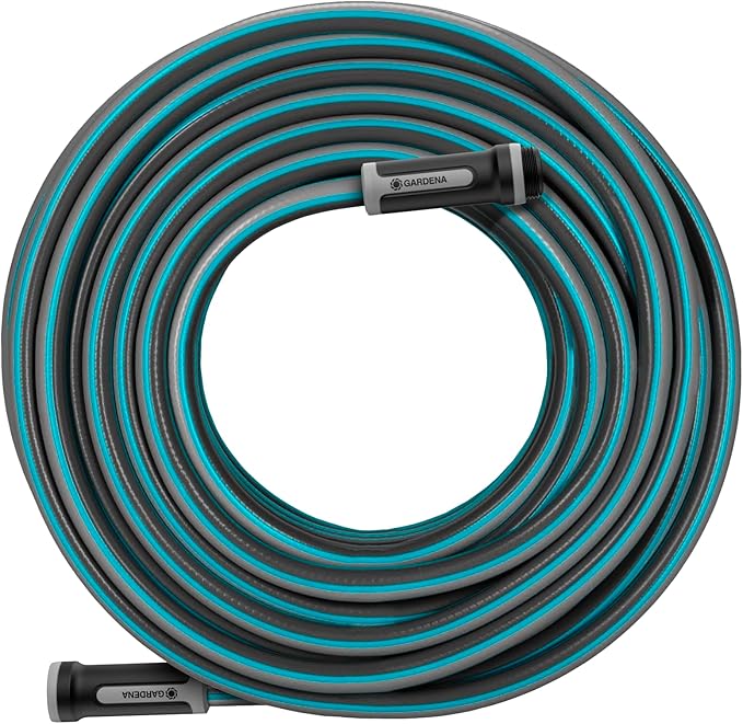 20530 | 50' Foot 5/8" Heavy-Duty Gardening Hose | Heavy-Duty 5-Ply Design, Includes US Hose Threads, European Made, Kink-Resistant