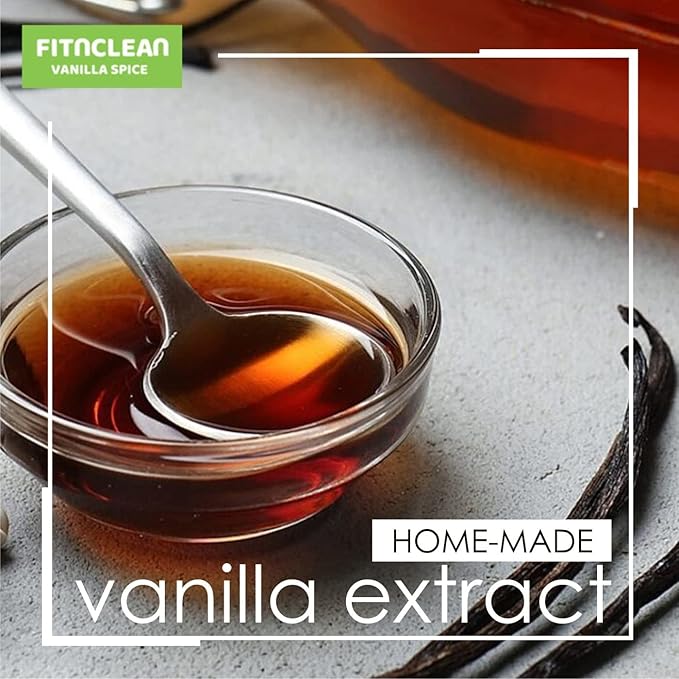 4oz Tahitian Vanilla Beans Grade A for Extract, Cooking and Baking by FITNCLEAN VANILLA| 0.25 Pound (1/4Lb) Bulk 5"-7" Fresh Gourmet Natural Raw NON-GMO Pods.