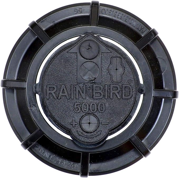 Rain-bird 5000 Series Rotor Sprinkler Head - 5004 PC Model, Adjustable 40-360 Degree Part-Circle, 4 Inch Pop-Up Lawn Sprayer Irrigation System - 25 to 50 Feet Water Spray Distance (Y54007) (10 Pack)
