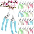 Amylove 24 Pcs Garden Flower Shears Pruning Scissors Valentine Heavy Duty Plant Scissor Garden Clippers Hand Bypass Pruner for Gardening Plants Hedge Tree Cutting Miniature Bonsai Modeling(Multicolor)