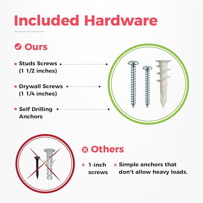 TIDYME Garage Tool Organizer Wall Mount | 64-Inch Garage Wall Organizer & Folding Chair Rack | Heavy-Duty Tool Hanger System | 12-Piece Kit with 4 Steel Rails & 8 Adjustable Hooks | 400 lbs Capacity