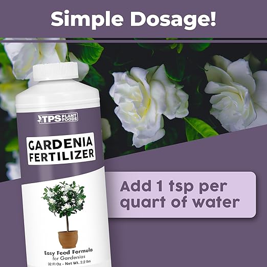 Gardenia Fertilizer for Gardenias, Camellia and Rhododendron Plants, Flowering Liquid Plant Food, 32 oz (1 Quart)