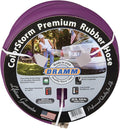Dramm ColorStorm Premium Rubber Garden Hose – 50 ft Heavy Duty 5/8" Water Hose – Kink Resistant, Crush-Proof Nickel-Plated Couplings – Made in USA - Berry