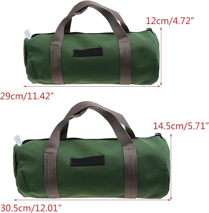 Wide Mouth Tool Bag Heavy Duty Capacity Handbag Portable Multi-function Tool Bag For Storage Wrench Screwdrivers Tool Storage Garden Tool Storage Organizer Hardware Accessories Storage