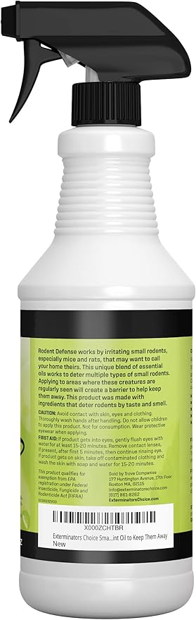 Exterminators Choice Small Animal Protection 2 Pack Rodent Repellent for Rodents, Rats Squirrels mice Nesting/Chewing-All Natural-Rats, Squirrels & Others…