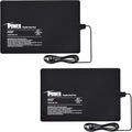 iPower Reptile Heat Pad Under Tank Terrarium Warmer Heating Mat for Turtle, Lizard, Frog, Snake, Reptile, and Other Small Animals, 8X12 Inch, 16W, 2 Pack