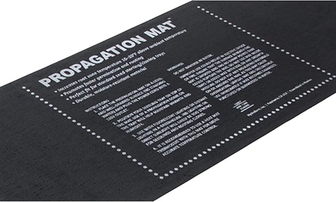 Hydrofarm 19007 Hydroponic 12 x 48" 60 Watt Seed Start Seedling Propagation Heat Mat with 6 Foot Power Cord, 2 Pack